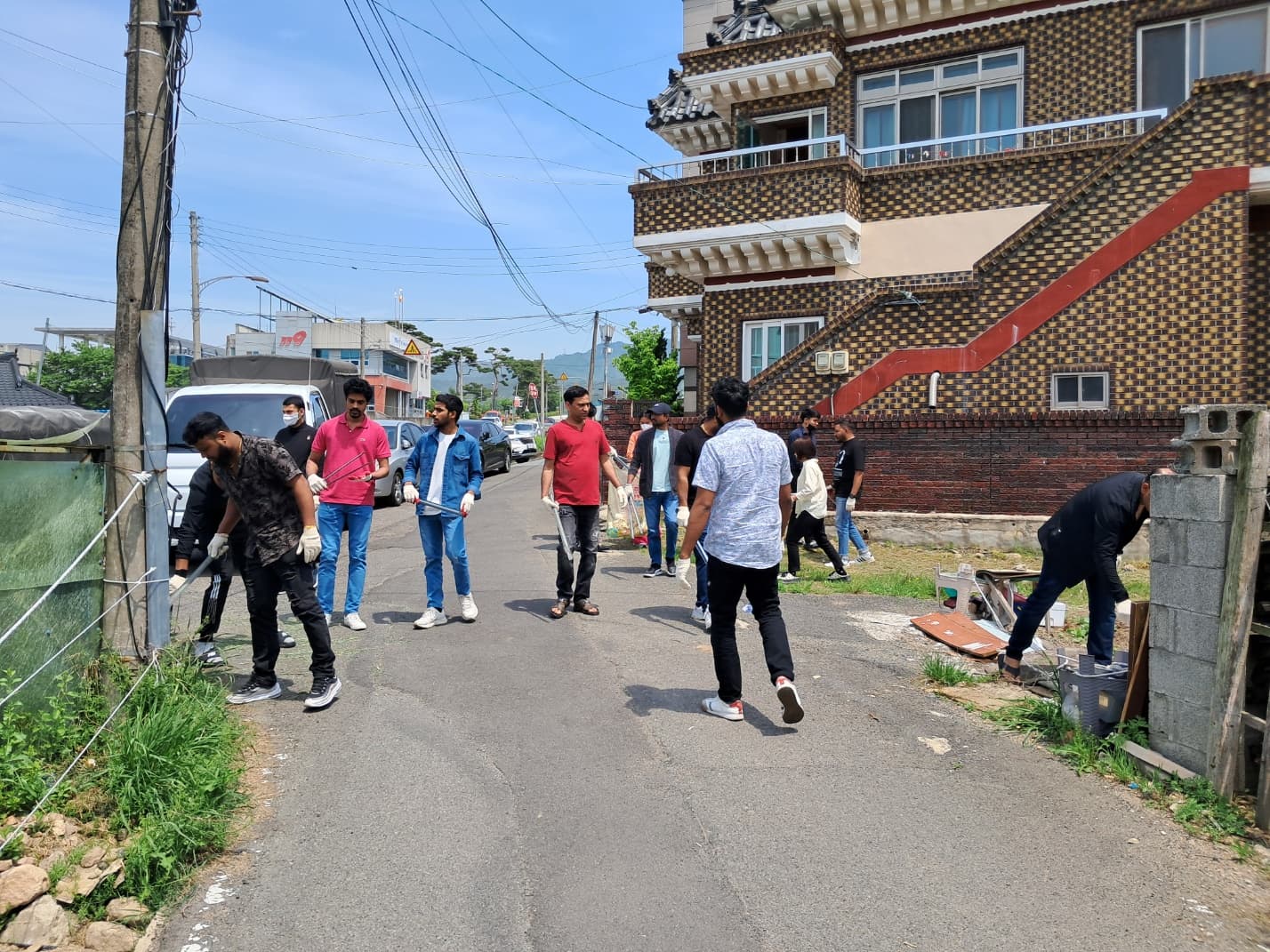 7월 외국인 봉사활동