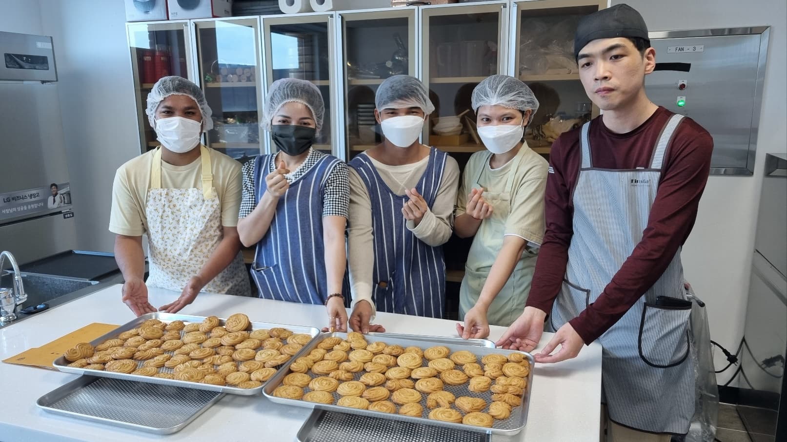 제과 제빵 수업( 버터 쿠키 )