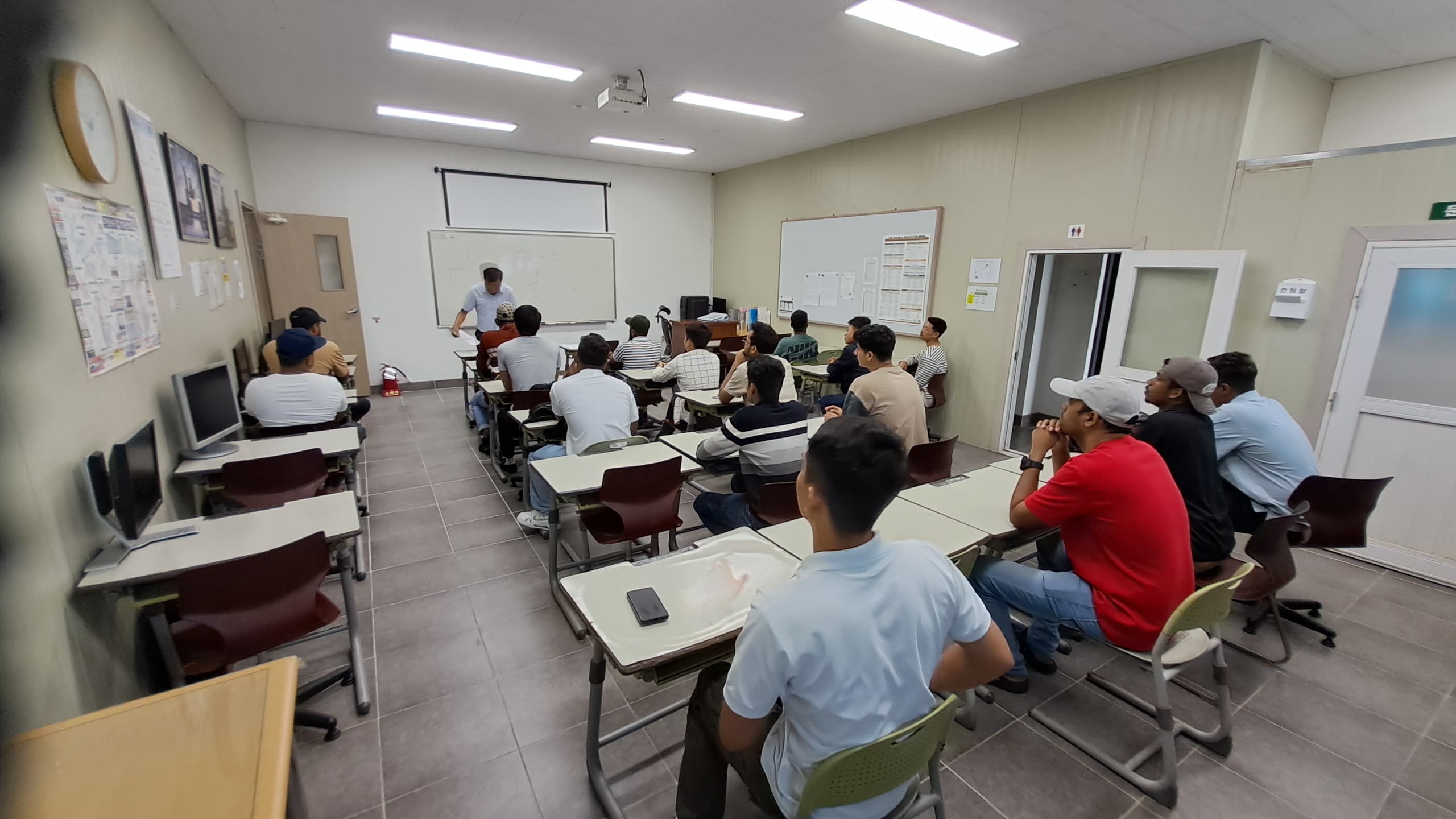 8월 외국인근로자 지게차교육 (실습)