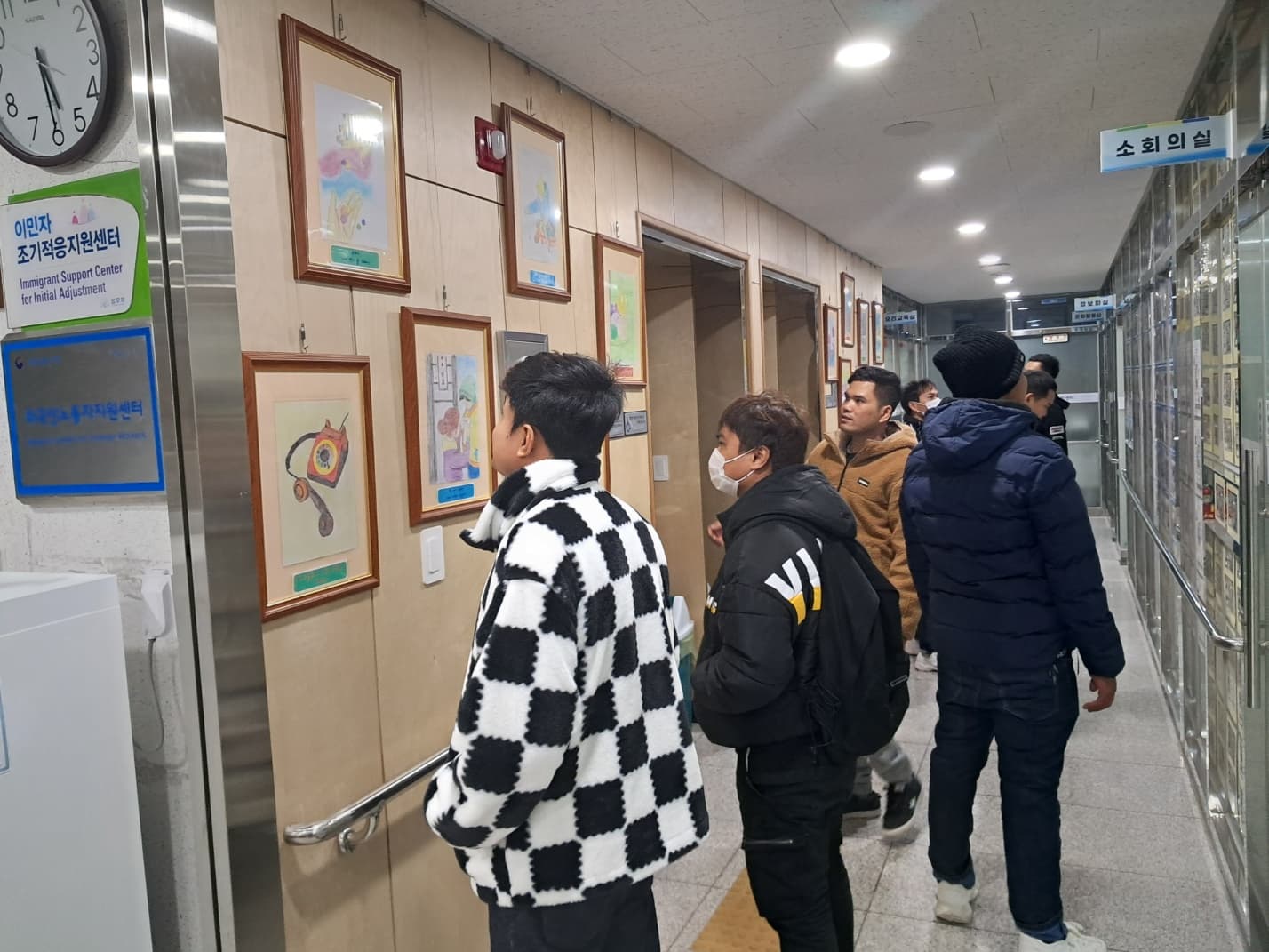 컬러링 관람